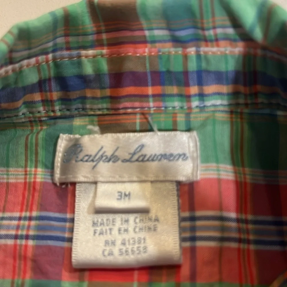 Ralph Lauren button up short sleeve